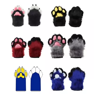 Wolf Dog Foxes Claw Gloves Costume Accessories Cosplays Fursuit • $83.48