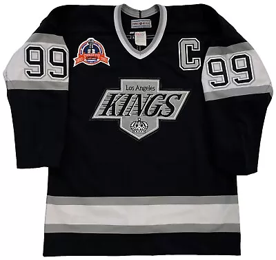 Wayne Gretzky 1993 Stanley Cup Los Angeles Kings Ccm Authentic Jersey 44 • $799.99