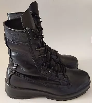 Belleville F360ST Nav Air Tactical Blk SWAT Steel Toe Combat Boots Men's 7 XW • $65