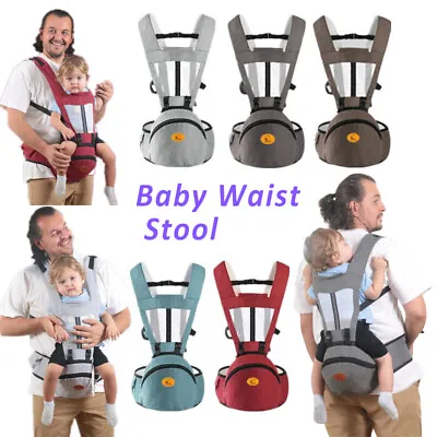 £7.30 • Buy Newborn Baby Backpack Carrier Kangaroo Hip Seat Sling Wrap Front Holder Infant
