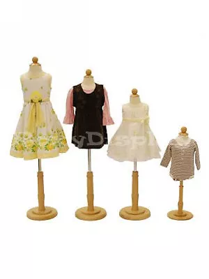 4 Pcs Children Mannequin Manequin Manikin Dress Form #JF-C06M 1T 2T 3/4T Group • $243