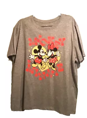 Disney Unisex Mickey And Minnie Mouse~ T-Shirt ~ Size 3 X Plus Free Shipping. • $13.49