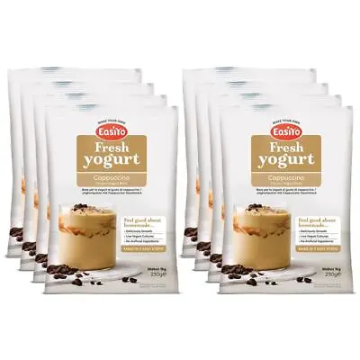 EasiYo Cappuccino Yoghurt 8 Pack Sachet Each Pack Makes 1KG Yogurt   • £32.99