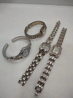 Lot Of 4 Women's Watches Bracelets Bands Geneva LA Express Non Working Untested • $14.99