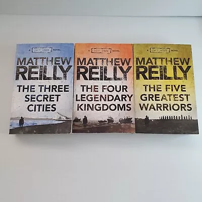 Matthew Reilly Jack West Novels 3-5 Bundle Quest Action Five Greatest Four Legen • $34.50