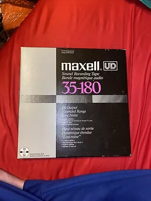 MAXELL UD  35-180 Sound Recording Tape Reel To Reel Tape Open Box Not Sure Used • $54.99