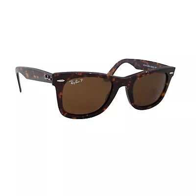 £55 • Buy Ray-Ban Polarized Wayfarer Sunglasses Brown Lenses And Tortoise Shell Frames