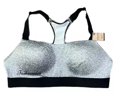 Victorias Secret PINK Ultimate Padded Push Up Active Sports Bra XLarge Gray New • $33.29