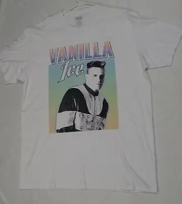 Vanilla Ice Shirt XL Extra Large White American Classics Rapper Hip Hop Cool 90s • $14.97