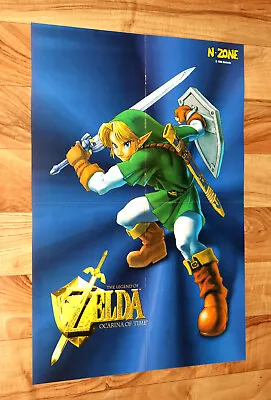 1998 The Legend Of Zelda Ocarina Of Time Nintendo 64 Rare Vintage Poster 42x58cm • $116.89