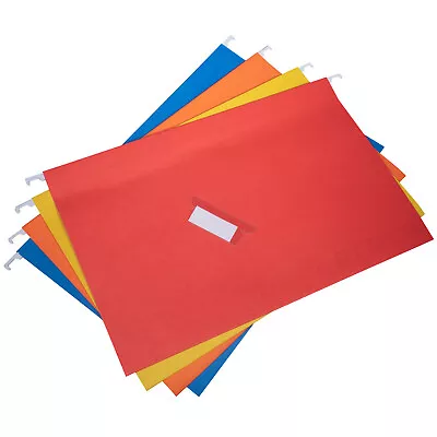 £10.29 • Buy Colour Hanging Foolscap Or A4 Suspension Folders Files Insert Tab Filing Cabinet