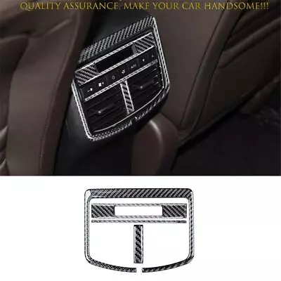 For Mazda CX-9 2016-2023 Real Carbon Fiber Rear AC Air Outlet Vent Cover Trim • $42.16