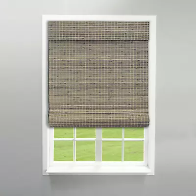 Cordless Privacy Weave Roman Shade Driftwood • $32.87