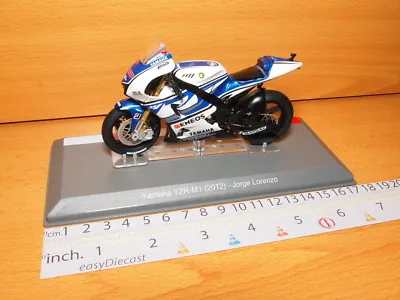 2012 Yamaha Yzr-m1 Jorge Lorenzo 1/18 Moto-gp Eneos #99 • $21.34