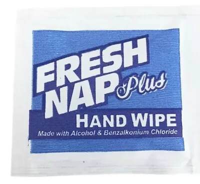 Fresh Nap Moist Towelettes 28   Single Use Individually Wrapped Case Of 1000! • $22.99