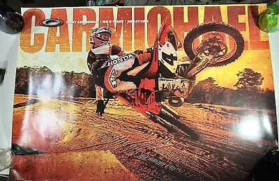 Ricky Carmichael Vintage FULL SIZE Oakley Poster 40x27 Supercross Motocross (B) • $149.99