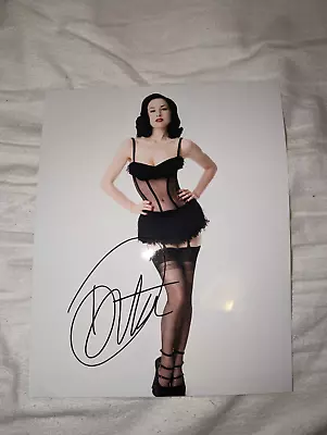 Dita Von Teese 10 X 8 Hand Signed Photo With COA • £9.59