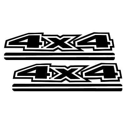 Black Truck Bed Side Fender 4x4 Off-Road Vinyl Decal For Dodge Chevy GMC Ford... • $9.99