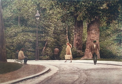 $217.04 • Buy Lithography Orig Harold Altman Signed Paris Park Monceau? Circa 1980