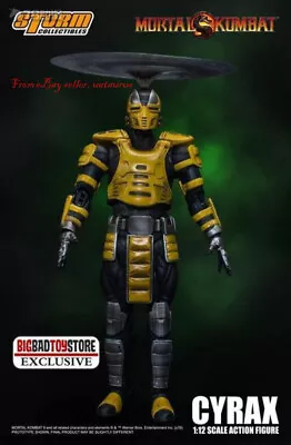 Perfect Storm Toys Mortal Kombat Cyrax Bbts Exclusive 1/12 In Stock New • $186.99