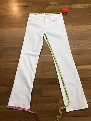 J Brand Jeans Womens 29 White Aspen Skinny Leg Denim Cotton Stretch • $15