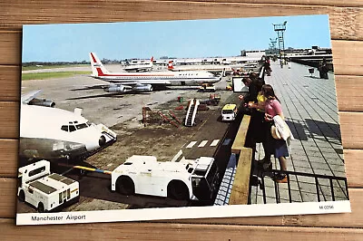 Manchester Airport Vintage Colour Postcard • £2