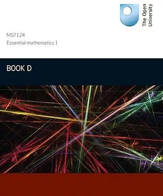 Book D Units 10-12 Essential Mathematics 1: 4 By Open University Course Team • £3.50