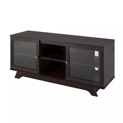 Ameriwood Home TV Stand 22.9  X 53.6  TVs Up To 55  6-Shelves Espresso Brown • $180.73