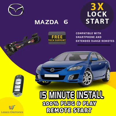 100% Plug & Play Remote Start Fits 2014-2020 Mazda 6 Push Start / Manual Or Auto • $259
