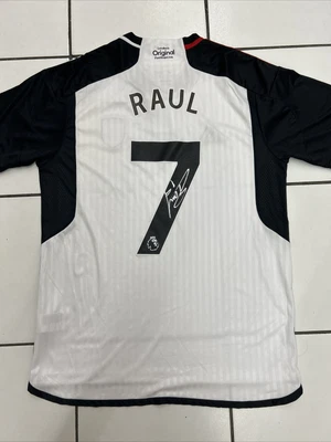 £100 • Buy Raul Jimenez Fulham Signed 23/24Home Shirt With COA