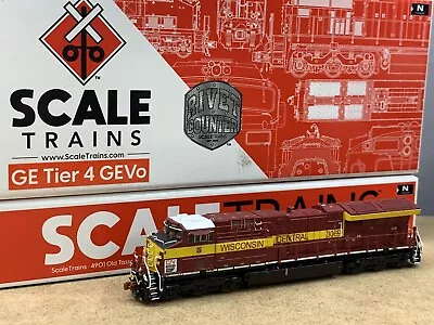 ScaleTrains N Scale GE Tier 4 GEVO Wisconsin Central CN #3069 DCC And Loksound • $249.95