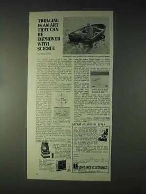 1970 Lowrance Electronics Lo-K-Tor Fish Finder Ad • $19.99