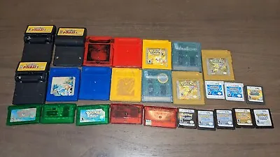 $610 • Buy Huge Lot Of 26 Pokemon Games, Gameboy, Advanced, GBC, DS, 3DS, Not Working As-Is