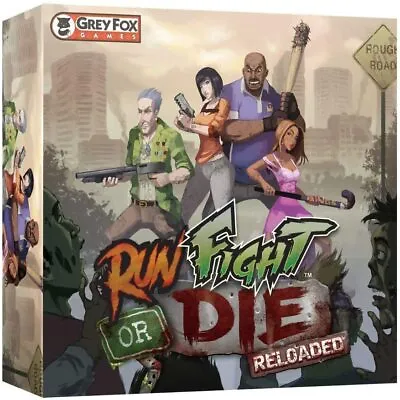 £44.99 • Buy Grey Fox Games Run Fight Or Die Reloaded Zombie Survival Board Game NEW