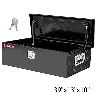 39 Inch Truck Bed Tool Boxes Heavy Duty Aluminum Storage Tread Trailer Pickup • $120.80