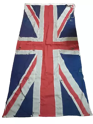 Large WW2 Period Union Jack Flag - Gair's Melbourne - GC - Vintage • $129.99