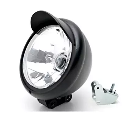 6.5  Motorcycle Black Universal Headlight Custom Cruiser Touring Chopper • $39.77