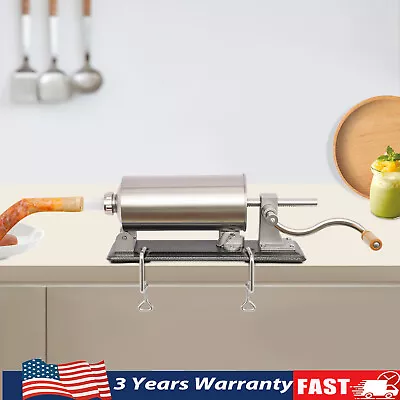 4L Electric Meat Sausage Stuffer Maker Commercial Home Filler Horizontal  • $57