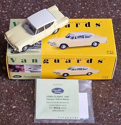 Lledo Vanguards VA35003 Ford Classic Yellow/White Ltd Edition  • £20