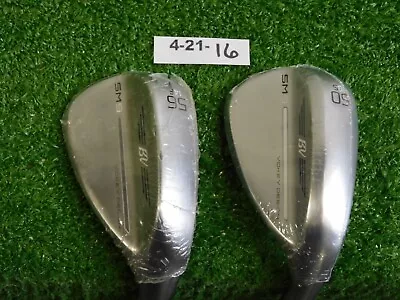 Titleist Vokey SM9 Tour Chrome 56/60* Sand/Lob Wedge Set F S DG Steel New • $247.99