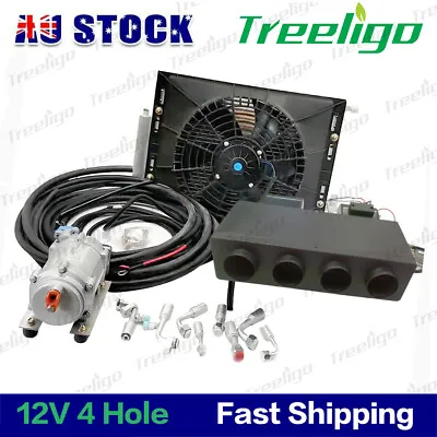 $1359.99 • Buy 12V Under Dash Air Conditioning Conditioner Universal AC Kit 4 Hole Right-Driver