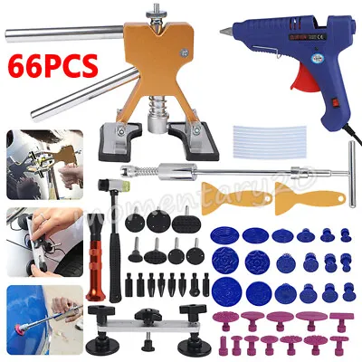 PDR Tool Car Paintless  Kit Dent Puller Lifter.Repair Removal Hail Tabs.Glue Gun • £26.59