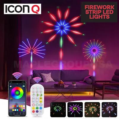 Firework LED Strip Light Multi Color RGB Changing Music Sound Sync Bluetooth • $29.99