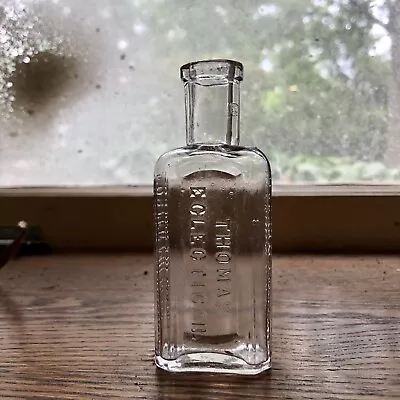 Blown Medicine Bottle Thomas Eclectic Oil Foster Milburn Buffalo NY Clear 1890s • $16.24