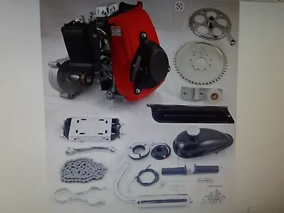 Motorized Bike 49CC 4-Stroke Gas Engine Kit Complete Ships To Lower 48 U.S. ONLY • $158.99