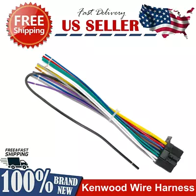 New Wire Harness For KENWOOD KMM-BT228U KMMBT228U Car Radio Replacement Part • $8.25