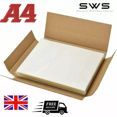 A4 Laminating Pouches Laminator Laminate Sheets Sleeves 160 Micron  - 10 100 200 • £18.75