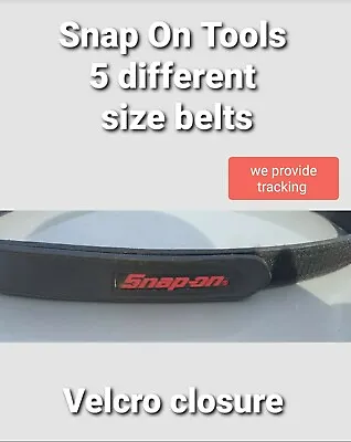 New SNAP ON GENUINE Mechanics No-Scratch Black Leather Work Belt W/Tags 30 TO 50 • $35.75