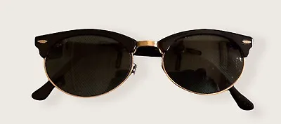 Vintage Bausch & Lomb Ray Ban Clubmaster Oval Wayfarer W1263 Sunglasses • $130