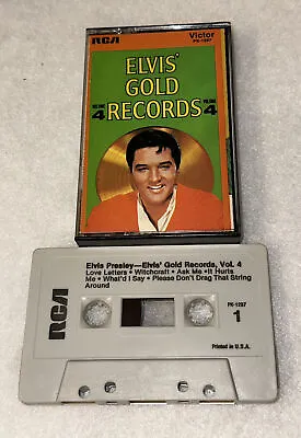 Elvis’ Gold Records Volume 4 Cassette Tape • $8.99